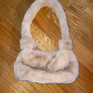 Fuzzy Shoulder Bag